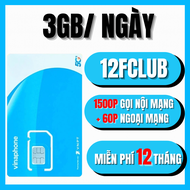 ( DEAL SIM 4G VINA ) TỔNG HỢP Sim Vinaphone 5G trọn gói 1 năm Không Giới Hạn Dung Lượng Data Tốc Độ