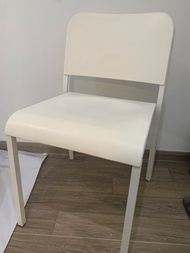 IKEA TEODORES 白色椅子 白色 凳