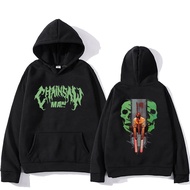 Chainsaw Man Japanese Anime Hoodies Men Makima Streetwear Harajuku Pochita Cartoon