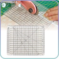 SULIN Quilt Cut Ruler Template, 6inch Acrylic Quilt Cutting Template, Universal 5 in 1 Squared Trans