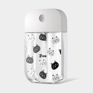 客製化文字 黑白貓頭 酒精瓶 卡片式噴霧瓶 PU159