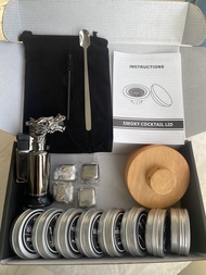 ชุดควันสโมเกอร์เครื่องดื่ม พร้อมชิปไม้และแปรง - Cocktail Smoker Kit with 4 Wood Chips and Brush Whis