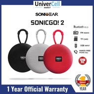 SonicGear SonicGo 2 Bluetooth Portable Speaker with Mic | FM Radio | USB Playback