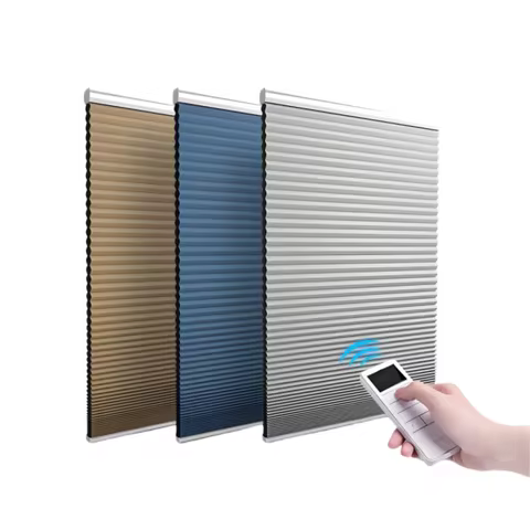 High Quality Intelligent Smart Electric Honeycomb Curtains Beehive Awning Zigbee Curtain Tuya Shades