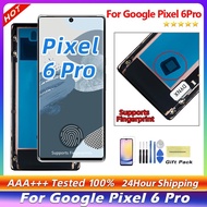 New 6.7'' Screen AMOLED For Google Pixel 6 Pro GLUOG G8VOU LCD With Bracket Display Touch Screen Dig