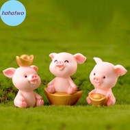 ha Fortune Pig Miniature Figurine Fairy Garden Dollhouse Decor Micro Landscape TH