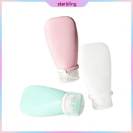 Star Hotel Travel Bottle Set 3 Soft Squeeze Toiletry Bottles with Flip Cap