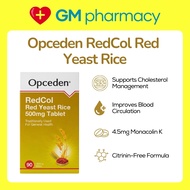 Opceden RedCol Red Yeast Rice 500mg 90s | Tablet Beras Yis Merah Dietary Supplement 红曲米片 营养补充剂