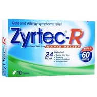 Zyrtec-R Rapid Relief Tablet 10s