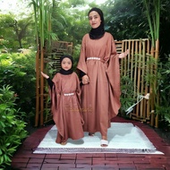 Baju  Selin Kaftan Ibu Dan Anak Perempuan 3 4 10 12 Tahun Model Terbaru