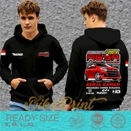 Jaket Hoodie Komunitas Mobil Toyota Agya Indonesia untuk Pria dan Wanita Distro Bahan Nyaman - Cotto