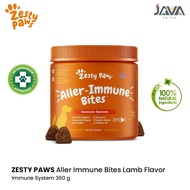 Zesty Paws Allergy Immune Bites 360g Lamb For Allergi Dogs