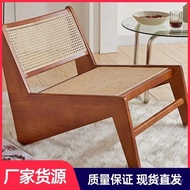 Rattan Back Chair Lazy Chair Leisure Chair Medieval Balcony Rattan Chair Armchair Leisure Changdi Ch