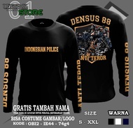 KAOS POLISI DENSUS 88 ANTI TEROR - TSHIRT DENSUS 88 -KAOS PANJANG POLISI DENSUS 88 ANTI TEROR - MENG