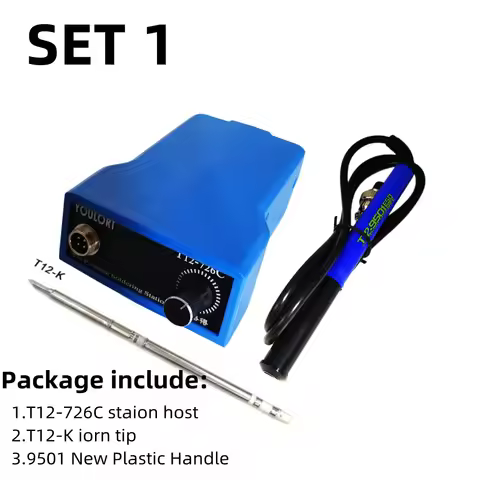 T12-726C Cordless Soldering Iron Station For 16-24V Max Li-ion Battery For 9501 handle Makita Batter
