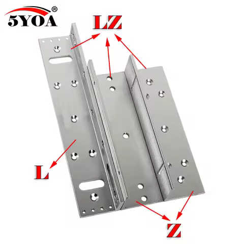 180/280/350/500kg Z&L Bracket Magnetic Electromagnetic Lock LZ 350lbs Inward door with wooden metal 