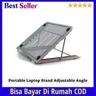 Portable Laptop Stand Adjustable Angle / Portable Laptop Stand Adjustable Angle / Stand Laptop / Perlengkapan Laptop / Holder Laptop