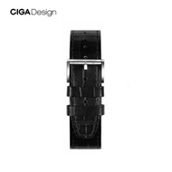 CIGA Design Gloss Leather Watch Strap 22mm-Sika Shiny 22mm Design.
