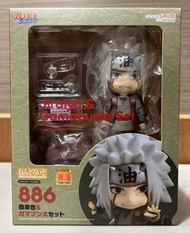 🧲珍惜玩 - Goodsmile 黏土人 886 自來也 ＆ 蛤蟆文太 套組 火影忍者 可動figure 景品 模型公仔 擺設 未開封 狐忍 GSC good smile nendoroid