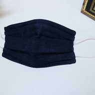 深藍四重紗六重紗立體環保口罩 可放濾材布使用 (兒童 ~ 成人)
