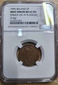 愛爾蘭錯模錯體幣