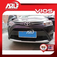 Toyota Vios XP150 NCP150 3rd Front Bumper Chrome Lining Front Grille Bumper Protector Cover Trim For Vios (2013-2019) ARL Motorsport Car Accessories