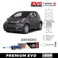 BRISK Premium Evo ER15SXC Spark Plugs for Toyota IQ Cars