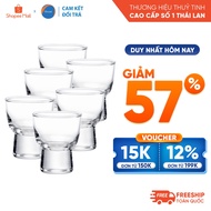 [Return Commitment If Broken] Set of 6 Ocean Haiku Sake 60ml glass cups - Genuine