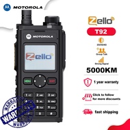 Motorola T92 Plus วิทยุสื่อสาร Zello Mobile Radio Long Range 5000KM Profesional Powerful SIM 2G/3G/4