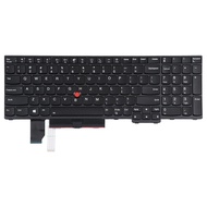 คีย์บอร์ดรุ่นเรามีแสงไฟด้านหลังและตัวชี้สำหรับ Thinkpad Lenovo P15V L15 P17 P15 T15P