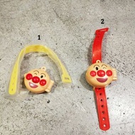 日本麵包超人卡通動畫絕版日版正版玩具手錶大頭造型稀少手錶玩具扭蛋轉蛋收藏