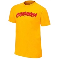 Hulk Hogan Hulkamania Yellow Authentic T-Shir Size Medium