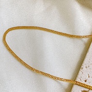 MARGEGOLD Japan Style Chain Necklace 1.2 1.45 1.8 2g Est | 18K Saudi Gold (Pawnable) | Yellow Gold