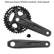 【No-profit】 Deore Fc M4100 Hollowtech Ii Crankset M4100 2x10 Crankset With Bb52 36-26t 170mm Mtb Par