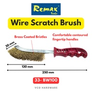 Remax Brass Coated Wire Scratch Brush Moon / Berus Besi / 33- BW100