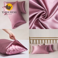 TARSURESG 2pcs Silk Satin Pillowcase, Envelope Closure 20" x 36" Silky Pillow Cover, King Size Comfo
