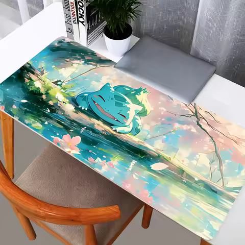 Mouse Pads Gaming XXL Bulbasaur Pokemon Pikachu Dywan Gamer Keyboard Desk Mat Table Carpet Mousepad 