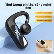 Tai Nghe Bluetooth Dẫn Truyền Xương V28 Thiết Kế Xoay Tai Đơn Có Hộp Sạc Tai Nghe Thể Thao Không Tro