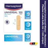 Hansaplast Universal Water-Resistant / Plaster Luka Kalis Air  [100 strips]