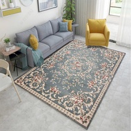 พรมปูพื้น Boho Chic Shabby Chic ชักโครกแบบตะวันออกพรมบ้านสไตล์นอร์ดิกไม่หลุดร่วงพรมห้องนอนห้องรับประ
