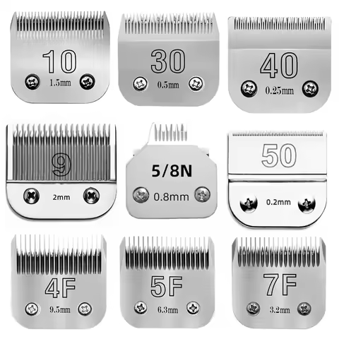 4F,5F,7FC,9#,10#,30#,40#,50# Professional Pet Dog Clipper Blade Fit For Most Andis,Oster A5 ,Wahl KM
