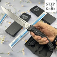 Supknife มีดพับ HOKC ขนาดยาว12นิ้ว ใบมีดD2 ระบบเปิดใบมีดลื่นๆๆๆด้วยบอลแบริ่งที่ศูนย์กลาง มีดป้องกันต