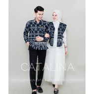 KEMEJA WOMEN'S WOVEN COUPLE VEST X MEN'S WOVEN SHIRT COUPLE WOVEN CLOTHES (MUST READ THE DESCRIPTION