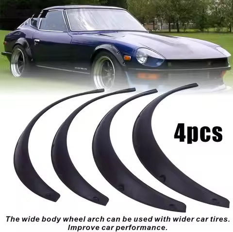Car Wheel Arch Fender Flares Mudguard Mud Splash Guard Wheel Eyebrow Extra Wide For Datsun 240Z 280Z