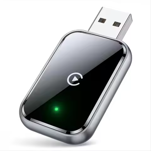 Nuevo Adaptador Inalámbrico CarPlay A27U 2026, Convierte de Cableado a Inalámbrico, Mini USB y USB-C