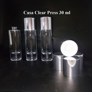 [Dijual] Botol Parfum Casa Press 30 Ml Pump Press Neck 15 Mm&amp;Tutup