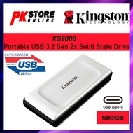 KINGSTON XS2000 HIGH PERFOEMANCE EXTERNAL PORTABLE DRIVE SSD SOLID STATE DRIVE - 500GB