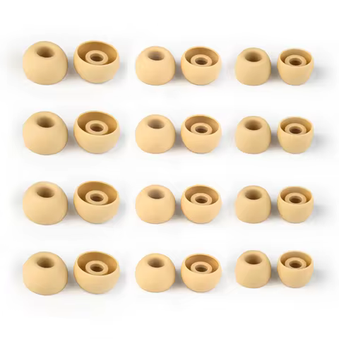 KBEAR 4540 coffee Silicone Eartips Ergonomically Designed Earcap Optional XS/S/M/L size and combinat