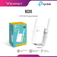 TP-LINK RE205 AC750 DUAL-BAND WI-FI RANGE EXTENDER WITH EASY SETUP VIA TETHER APP, ACCESS POINT MODE