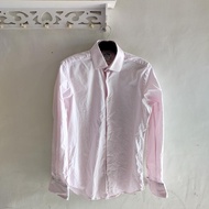 kemeja pria TM LEWIN SIZE M baby pink